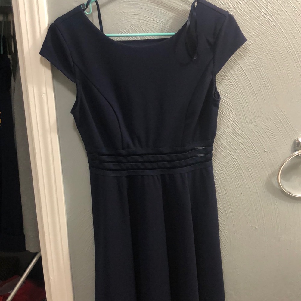 Navy blue dress